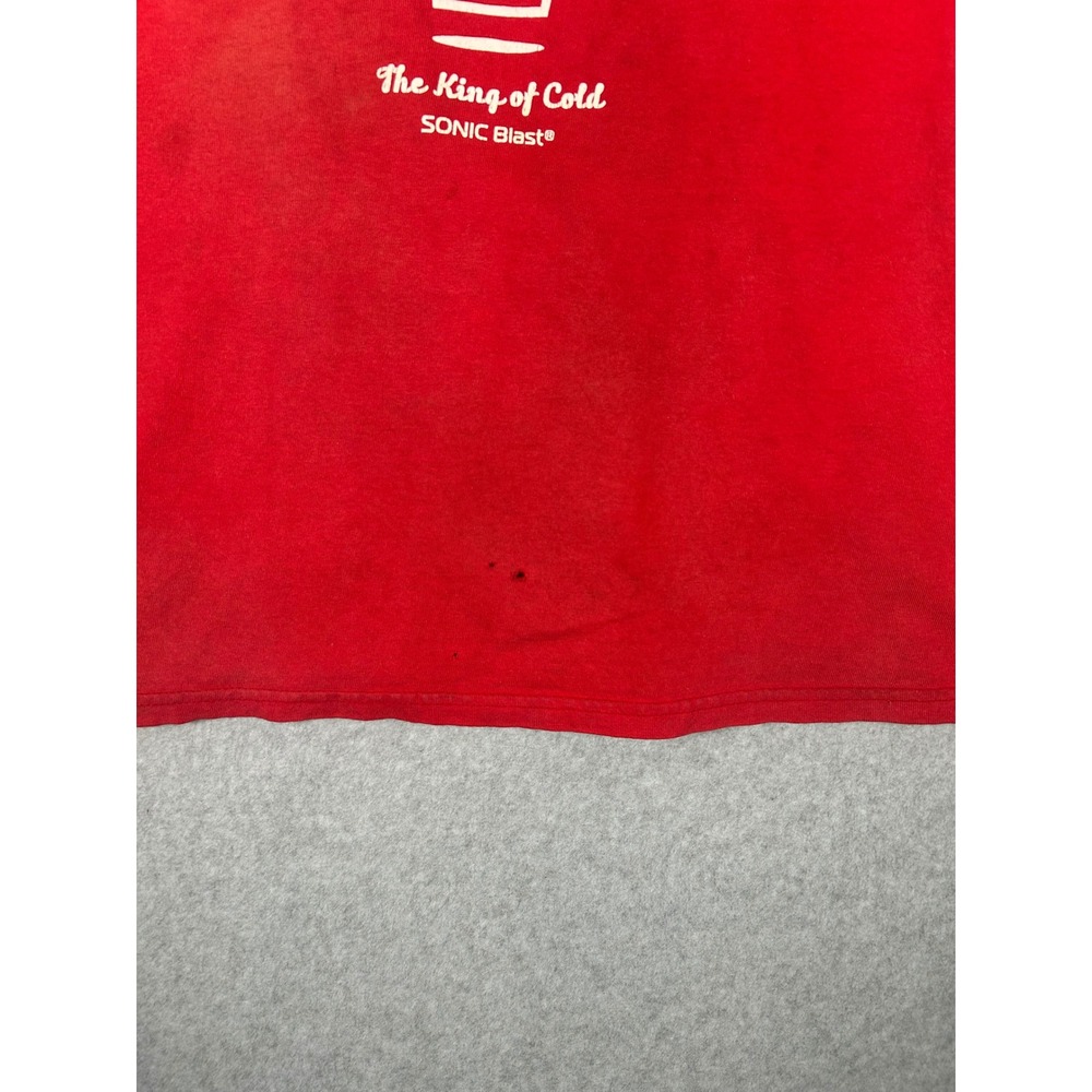 Sonic Drive-In Real Ice Cream Rumbles Graphic Tee Red Promo Size L - Picture 4 of 6